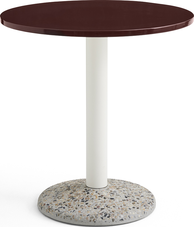 Zahradní stůl Ceramic 70 cm, bordó