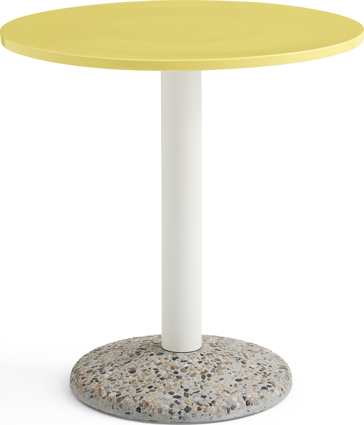 Zahradní stůl Ceramic 70 cm, žlutý