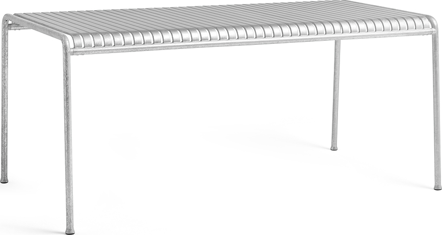 Zahradní stůl Palissade 170 x 90 cm žárově zinkovaná ocel