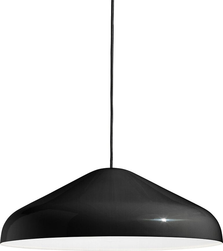 Závesná lampa Pao 47 cm čierna