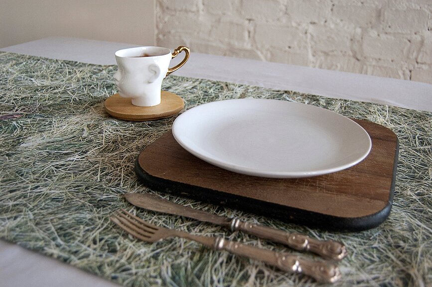 Foonka Chemin de Table, paille