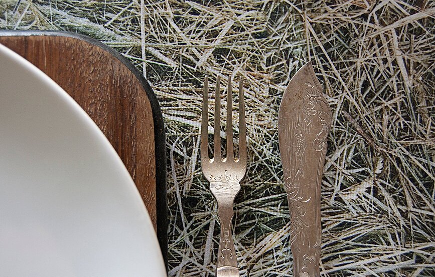 Foonka Nappe, 140 x 280 cm, motif mousse