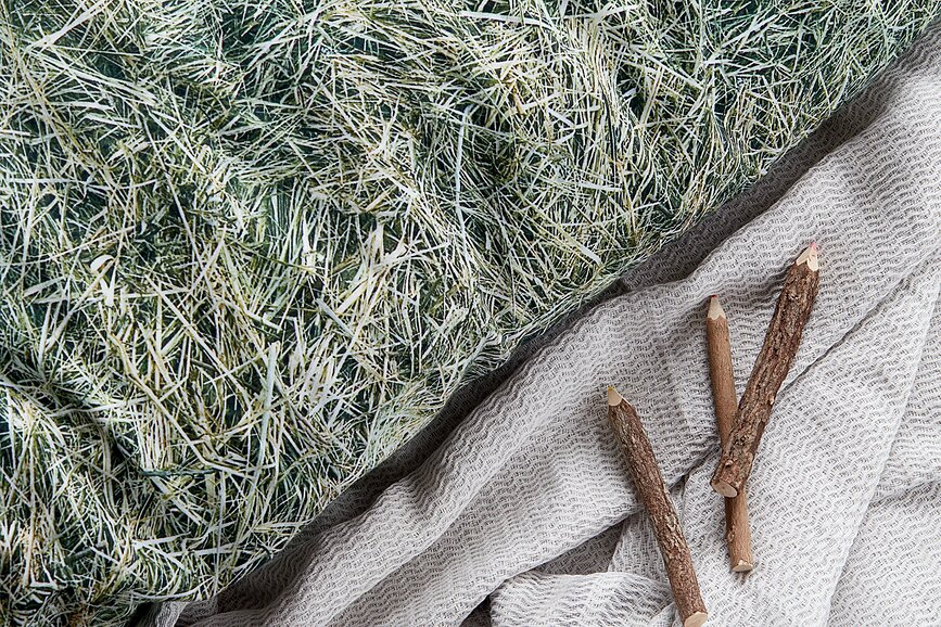 Hayka Housse de Couette, motif foin, 200 x 200 cm