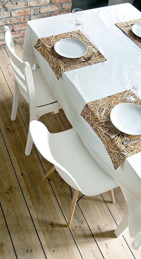 Manteles Individuales Foonka, diseño de heno, 4 unidades