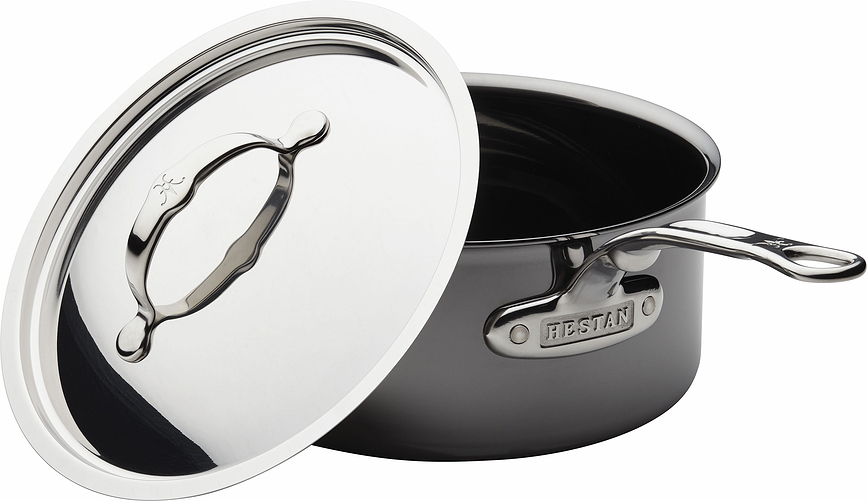Casserole Nanobond avec poignée supplémentaire 22 cm