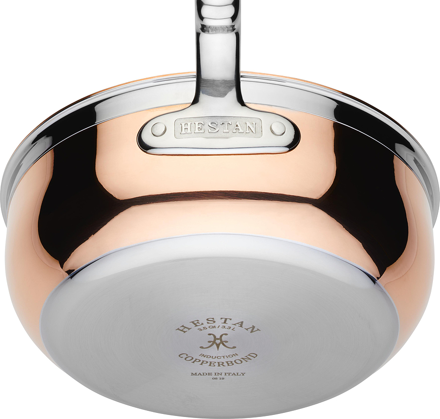 Globoka ponev s pokrovko Copperbond 24 cm