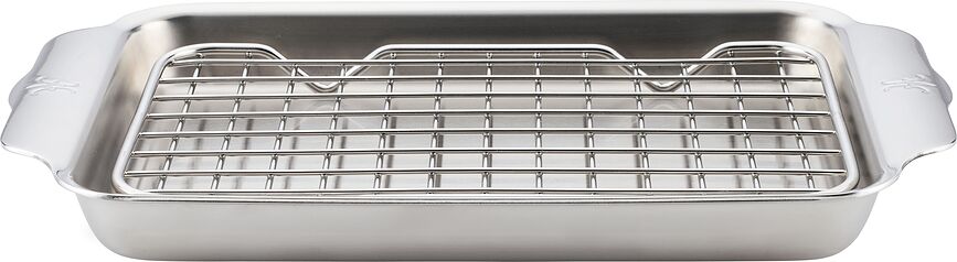 Ovenbond bradepande med rist 15 x 22,8 cm