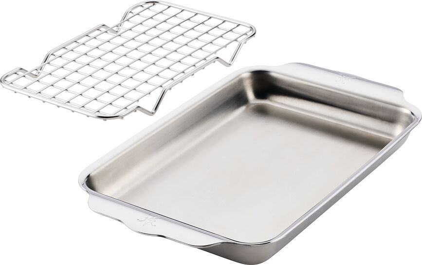 Plat à rôtir Ovenbond avec grille 15 x 22,8 cm