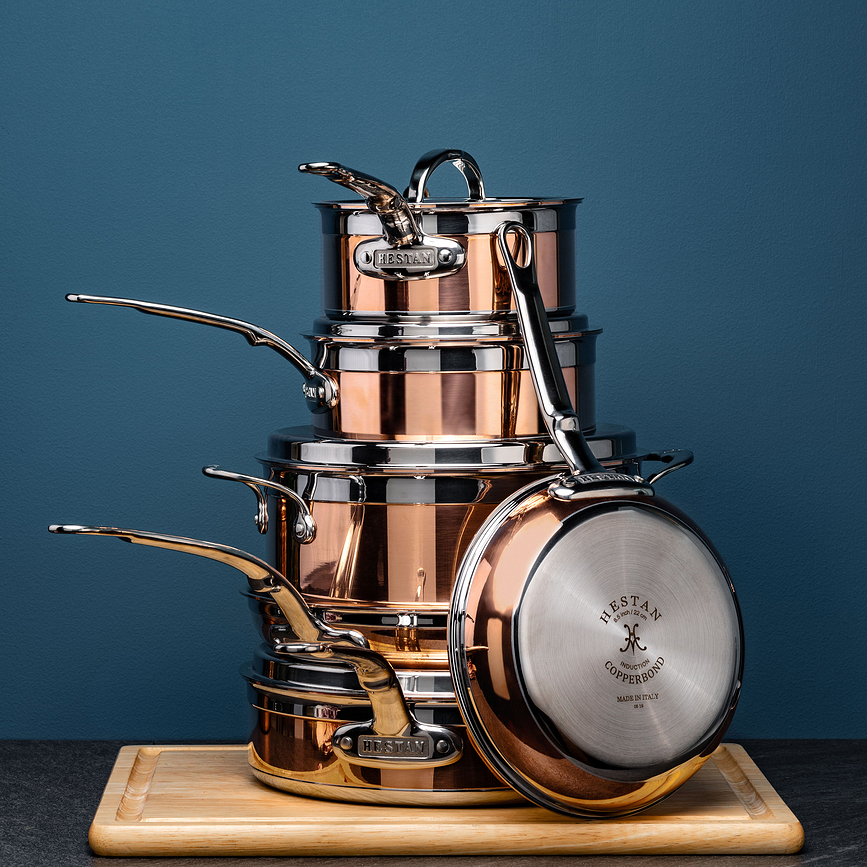 Set de casseroles et poêles Copperbond, 6 pièces