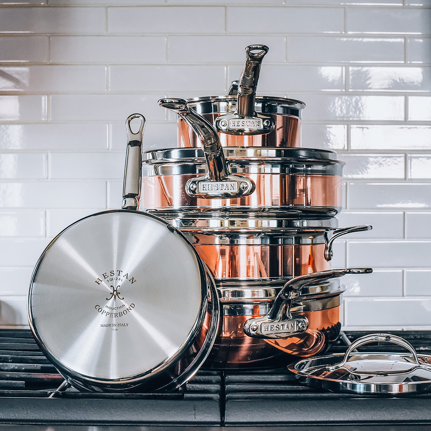 Set de casseroles et poêles Copperbond, 6 pièces