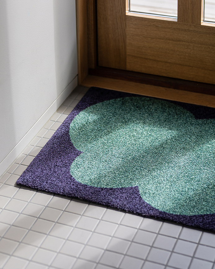 Covoraș de intrare Heymat X Sight Unseen Emerald 81 x 122 cm