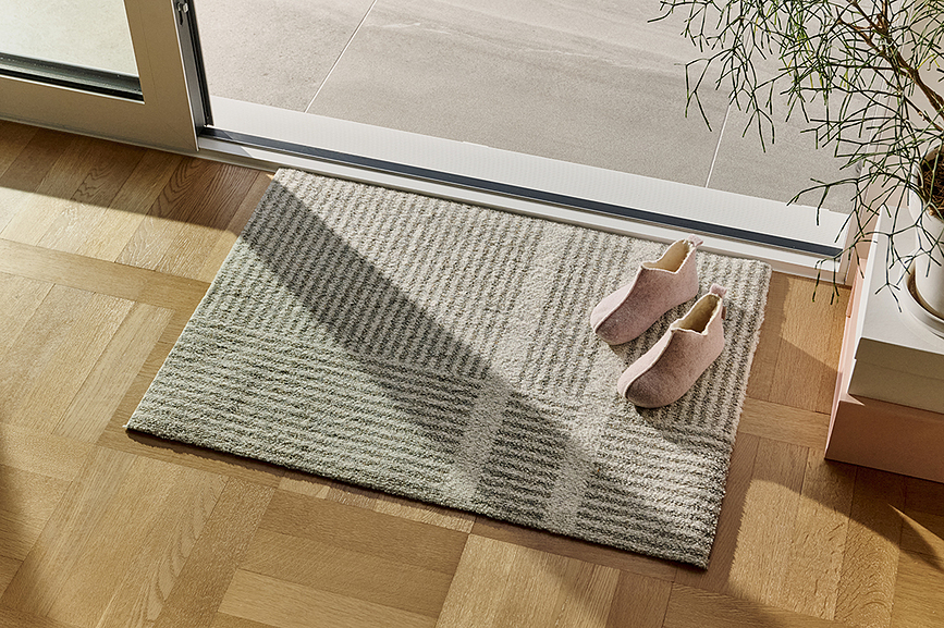 Durų kilimėlis Loype Breezy Beige 60 x 85 cm