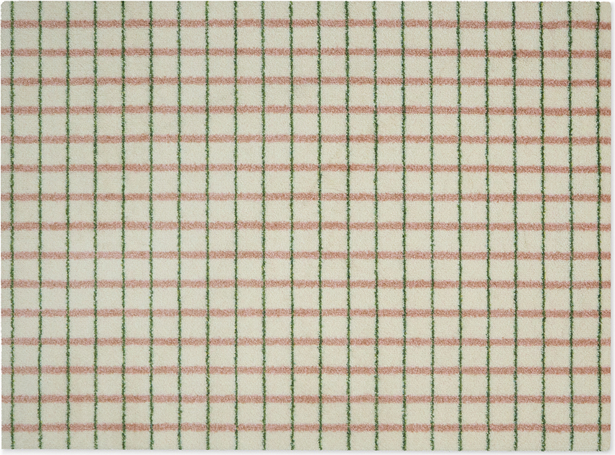 Fußmatte Grid Lime Candycane 85 x 115 cm