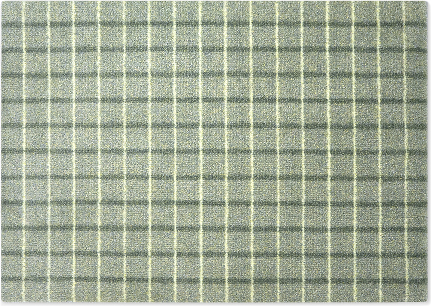Fußmatte Grid Matcha Lemon 60 x 85 cm