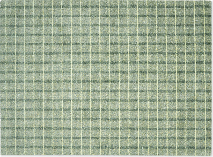 Fußmatte Grid Matcha Lemon 85 x 115 cm