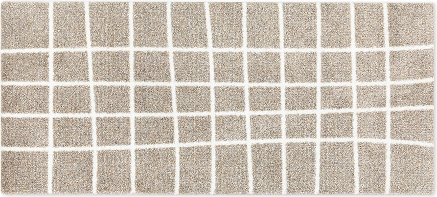 Fußmatte Hand Travertine 45 x 100 cm