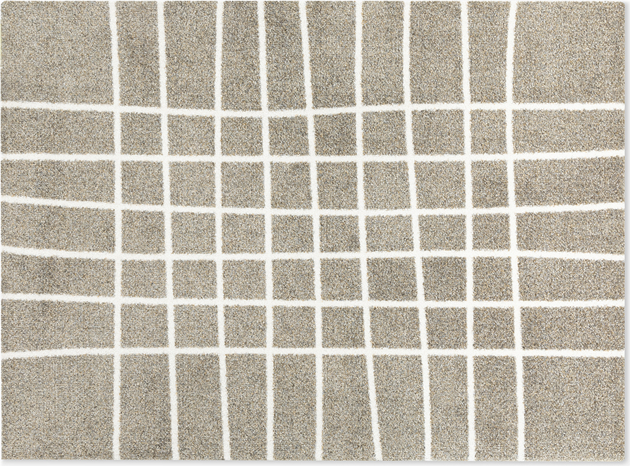 Fußmatte Hand Travertine 85 x 115 cm