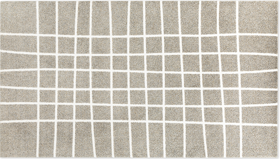 Fußmatte Hand Travertine 85 x 150 cm