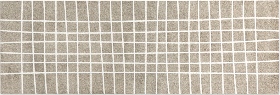 Fußmatte Hand Travertine 85 x 250 cm