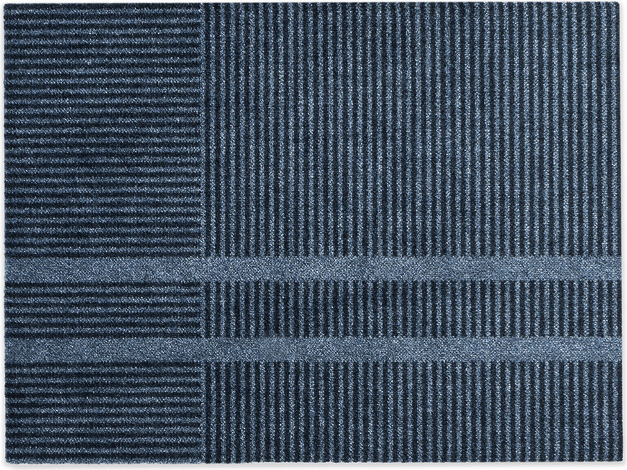 Fußmatte Loype Stormy Blue 85 x 115 cm
