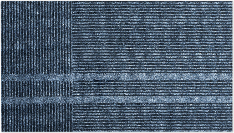 Fußmatte Loype Stormy Blue 85 x 150 cm