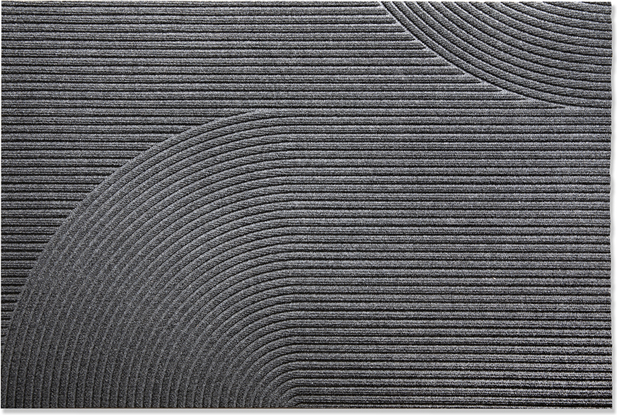 Fußmatte Stein 85 x 130 cm