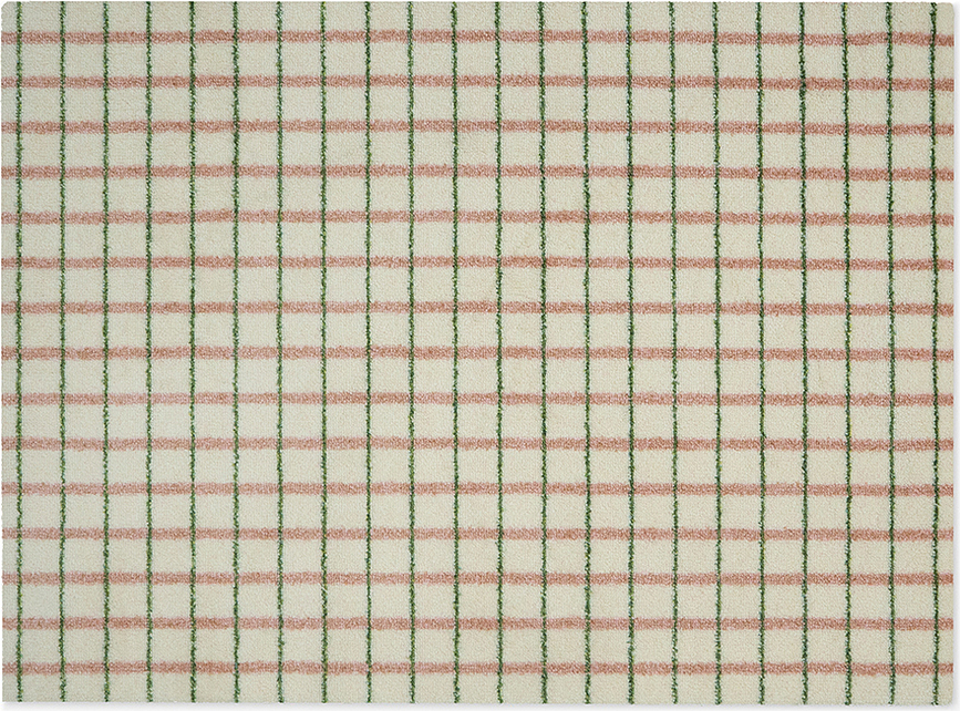 Grid Lime Candycane deurmat