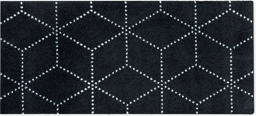 Hagl Fußmatte, schwarz, 45 x 100 cm
