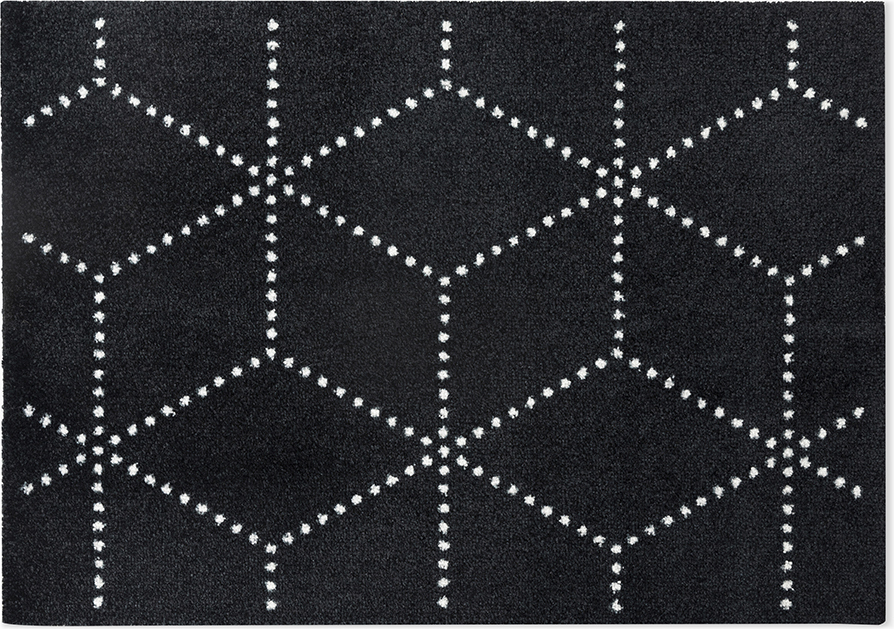 Hagl Fußmatte, schwarz, 60 x 85 cm