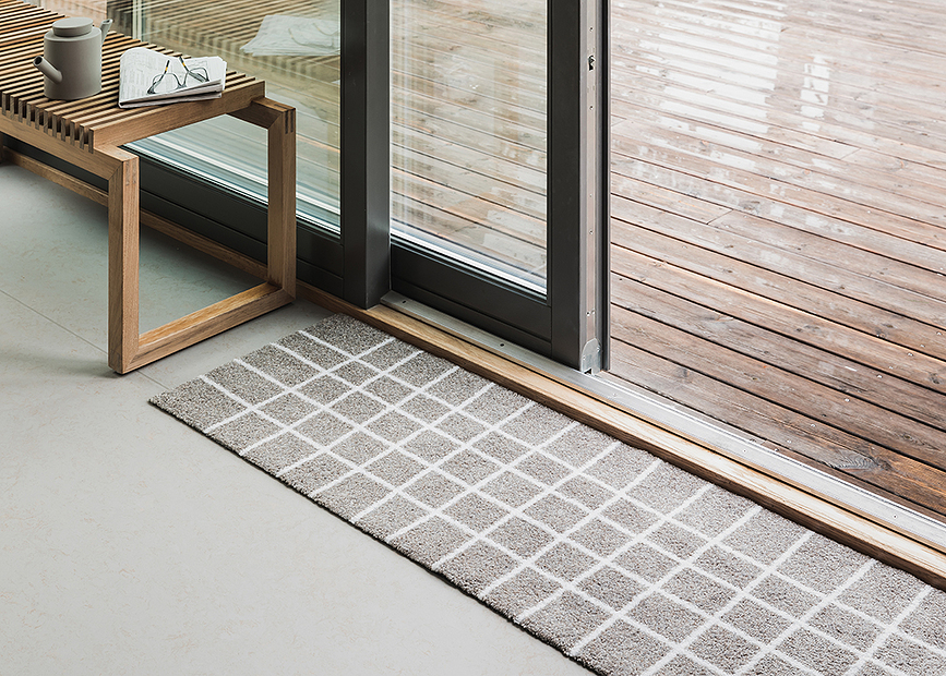 Hand Travertine Doormat 45 x 100 cm
