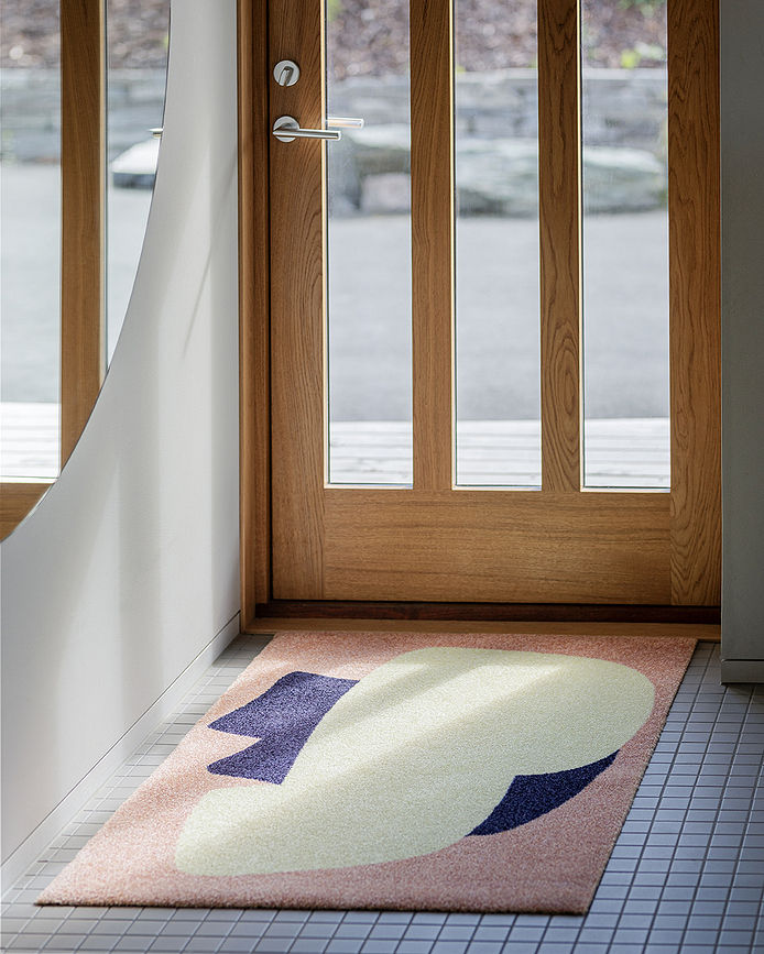 Heymat X Sight Unseen Fußmatte Lilac 58 x 81 cm