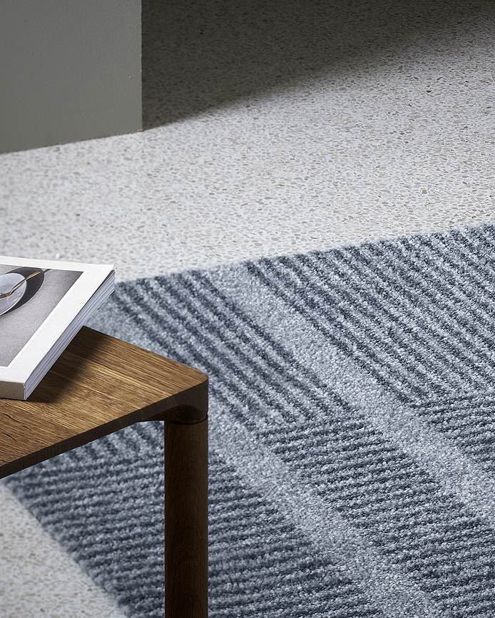 Loype Cloudy Grey deurmat 85 x 150 cm