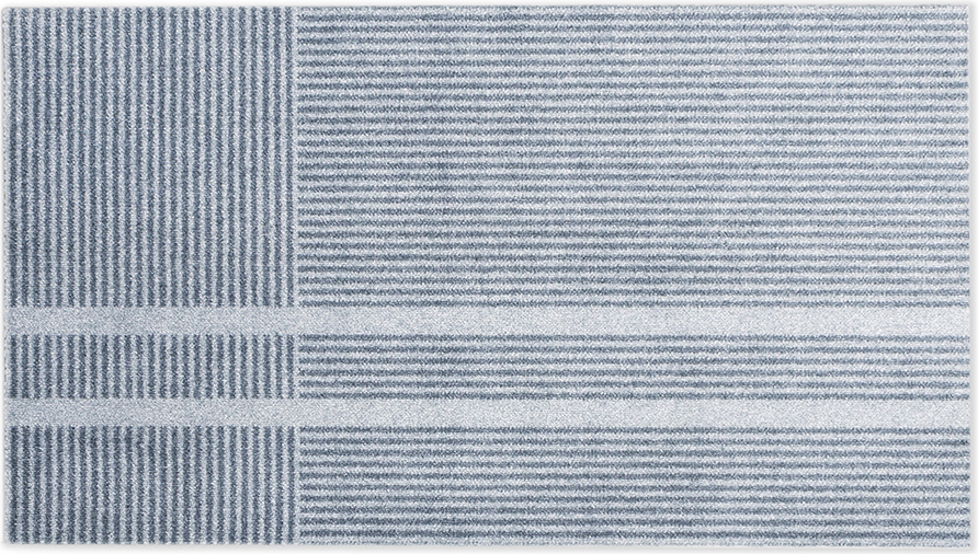 Loype Cloudy Grey Fußmatte 85 x 150 cm