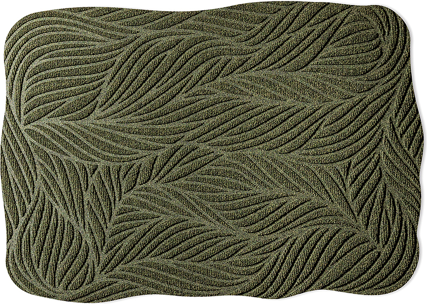 Paillasson Twine vert 60 x 85 cm