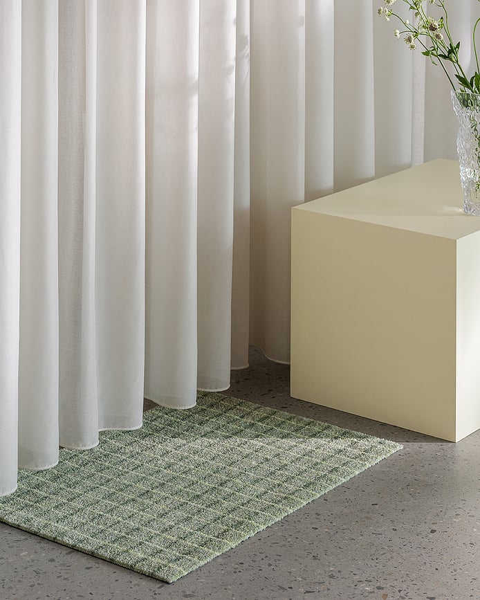 Paklājs Grid Matcha Lemon 60 x 85 cm