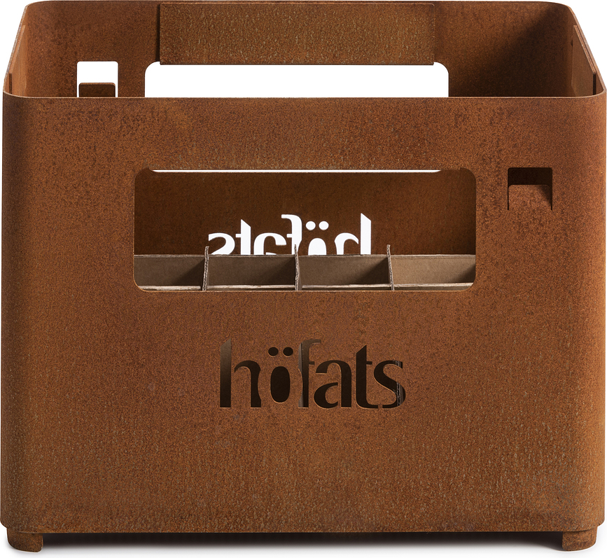 Beer Box Φορητή Εστία Φωτιάς, Κιβώτιο Μεταφοράς, μαύρη