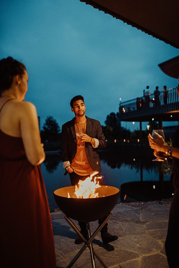 Bowl Ognjište s postoljem 41 cm