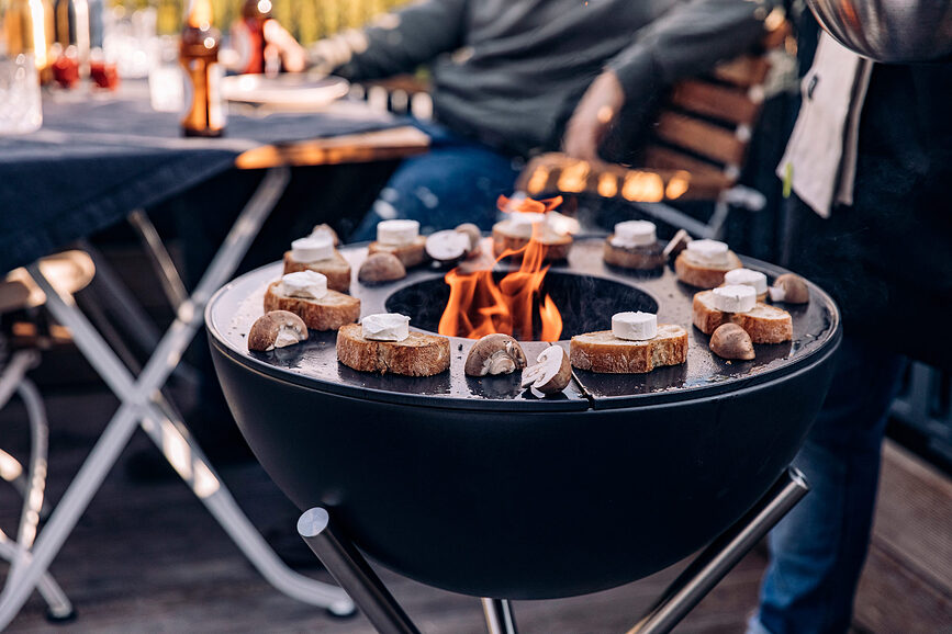 Plaque de Grill pour foyer Bowl, 70 cm