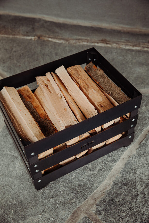 Caja para cerveza y brasero Crate