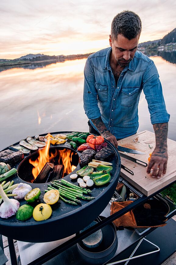 Contenedores para alimentos para mesa de barbacoa Fire Kitchen, 5 unidades