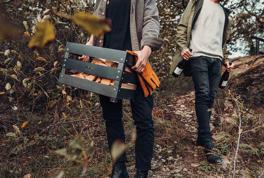 Crate Κιβώτιο μπύρας και Εστία Φωτιάς