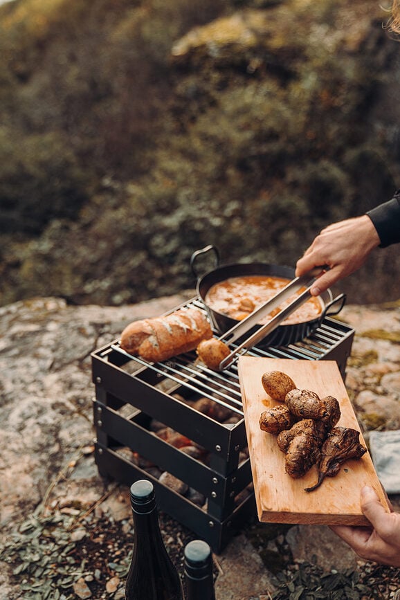 Crate Κιβώτιο μπύρας και Εστία Φωτιάς