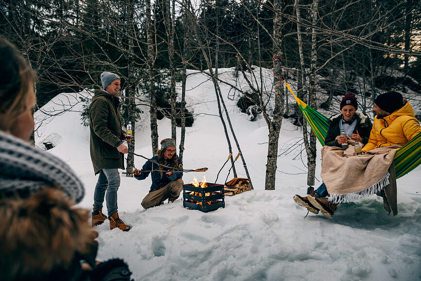 Crate Zaboj za pivo in kurišče
