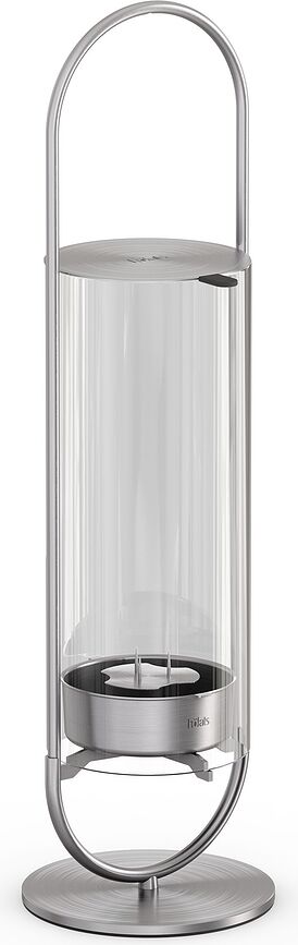 Farol Oval, 35 cm, plateado