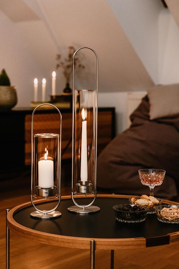 Farol Oval 55 cm, negro