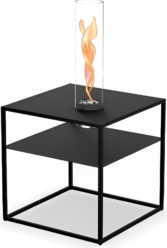 Fire Frame Couchtisch, mit Spin Air Einbau-Laterne