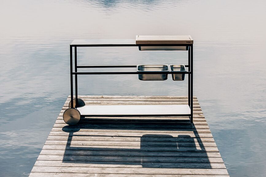 Fire Kitchen Kolesa za žar mizo, 2 kosa