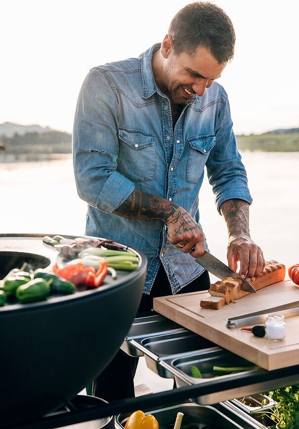 Fire Kitchen Κουτιά αποθήκευσης τροφίμων, για τραπέζι ψησταριάς, 5 τμχ