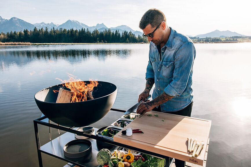 Fire Kitchen Κουτιά αποθήκευσης τροφίμων, για τραπέζι ψησταριάς, 5 τμχ