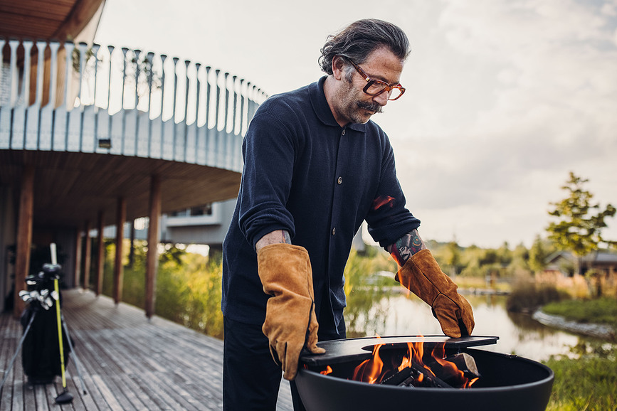 Gants résistants à la chaleur Höfats pour barbecue et cheminée